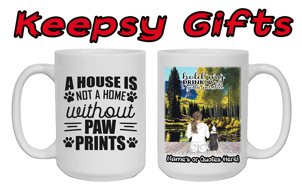Woman & Up To Four Dogs 15oz Personalised Mugs - Left-Side Quote